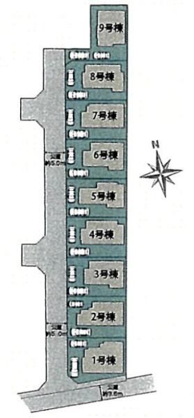 立川市一番町2丁目　新築分譲住宅　1号棟【全9棟】