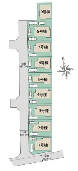 立川市一番町2丁目　新築分譲住宅　7号棟【全9棟】