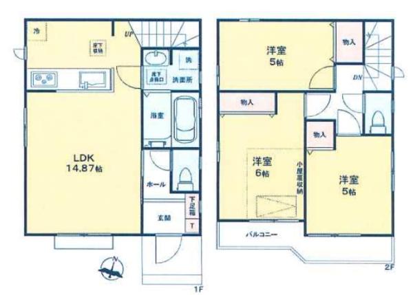 立川市富士見町3丁目　3期　新築分譲住宅　E号棟【全8棟】