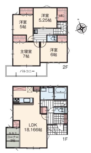 武蔵村山市伊奈平5丁目　新築分譲住宅　1号棟【全2棟】