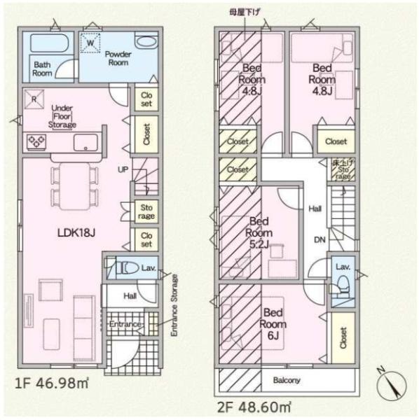 立川市羽衣町3丁目　第5　新築分譲住宅　1号棟【全2棟】