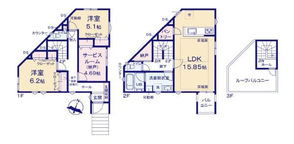 立川市錦町2丁目　新築分譲住宅　3号棟【全4棟】