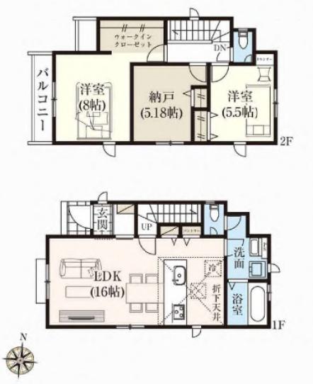日野市日野本町4丁目　5期　新築分譲住宅　3号棟【全5棟】