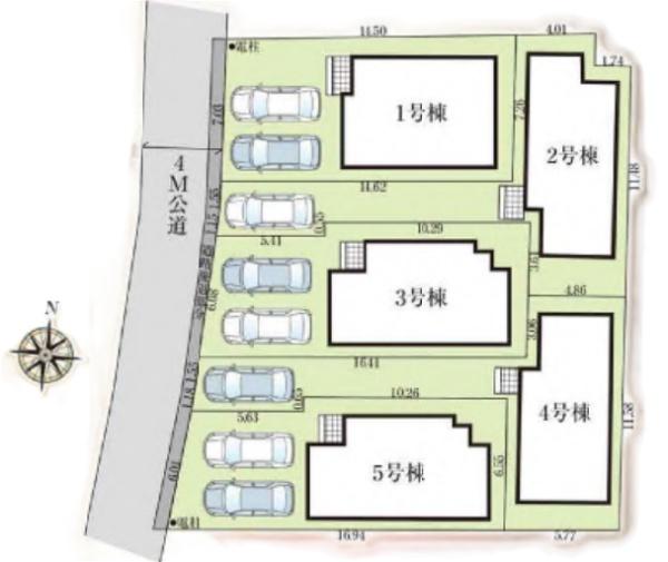 日野市日野本町4丁目　5期　新築分譲住宅　4号棟【全5棟】