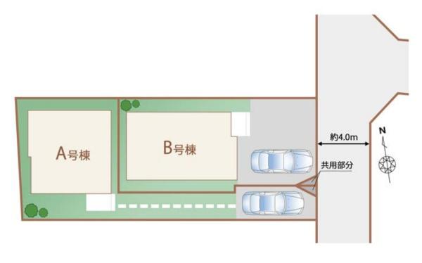 昭島市中神町1丁目　新築分譲住宅　A号棟【全2棟】