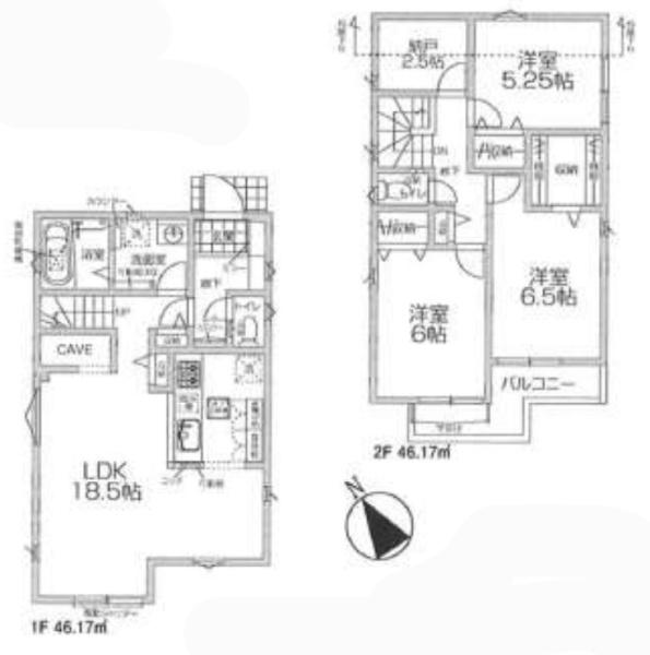 羽村市羽加美3丁目　1期　中古戸建て　5号棟【全9棟】