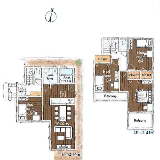 武蔵村山市三ツ藤1丁目　第7　新築分譲住宅　1号棟【全2棟】