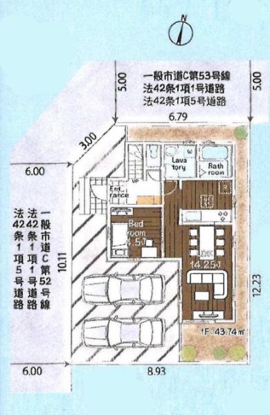 武蔵村山市三ツ藤1丁目　第7　新築分譲住宅　1号棟【全2棟】