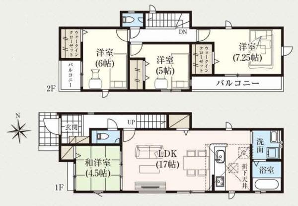 昭島市宮沢町3丁目　9期　新築分譲住宅　3号棟【全3棟】