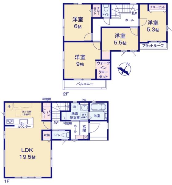 羽村市羽加美1丁目　1期　新築分譲住宅　全1棟