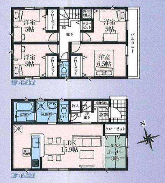 武蔵村山市中原4丁目　第7　新築分譲住宅　4号棟【全9棟】