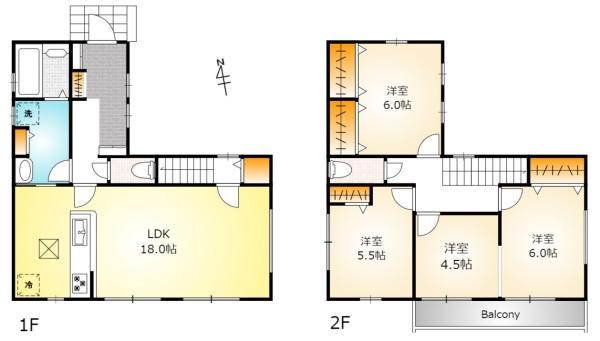 昭島市緑町3丁目　第6　新築分譲住宅　【全1棟】