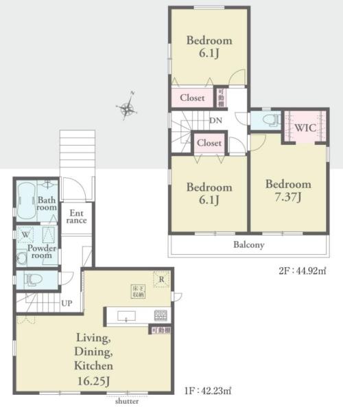 日野市西平山5丁目　第1期　新築分譲住宅　1号棟【全1棟】