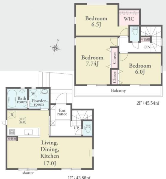 日野市西平山5丁目　第1期　新築分譲住宅　2号棟【全1棟】