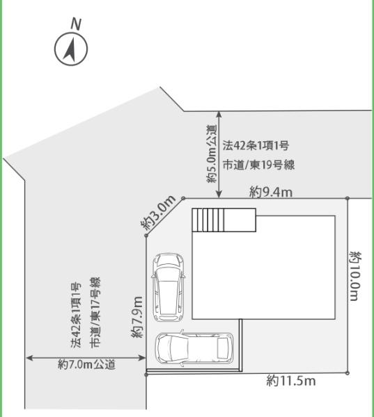 立川市幸町3丁目　1期　新築分譲住宅　全1棟