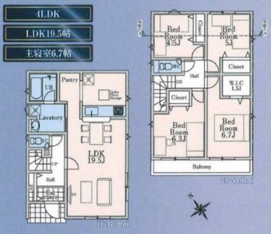 武蔵村山市残堀　第19期　新築分譲住宅　2号棟　【全13棟】