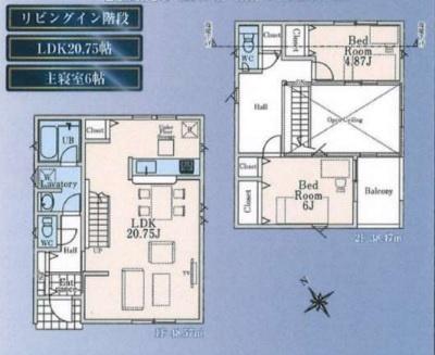 武蔵村山市残堀　第19期　新築分譲住宅　7号棟　【全13棟】