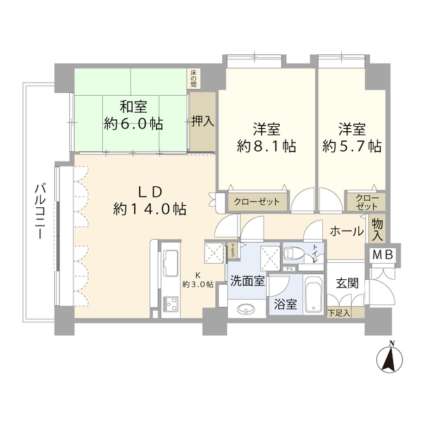 コモドム円山　3階