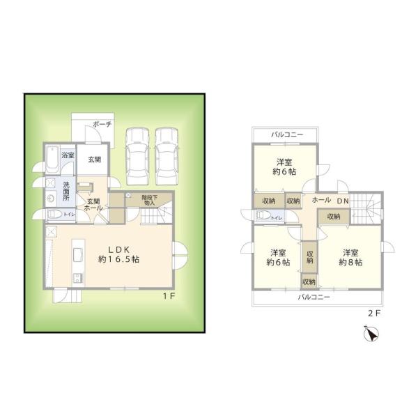 里塚緑ケ丘6丁目　中古戸建