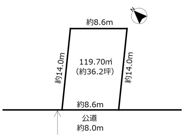札幌市西区山の手四条１丁目の売土地
