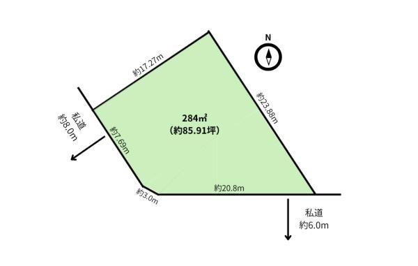 手稲前田　市街化調整　土地