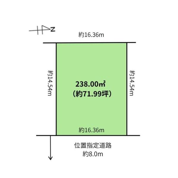 札幌市北区篠路町篠路の土地