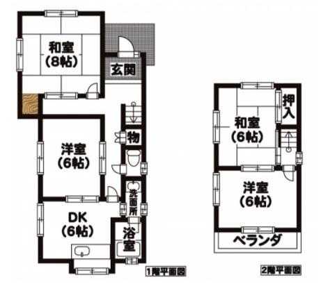 松山市小坂５丁目の中古一戸建て