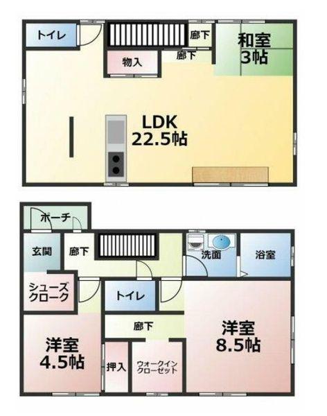 東温市志津川の中古一戸建て