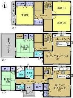 松山市市坪南３丁目の中古一戸建て