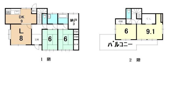 東温市西岡の中古一戸建て