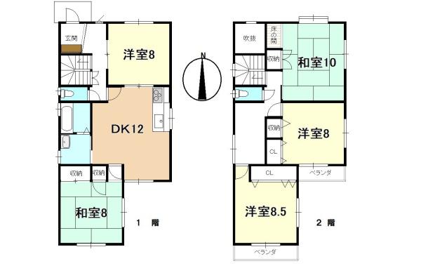 松山市木屋町１丁目の中古一戸建て