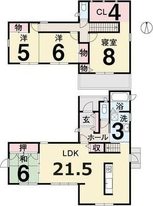 松山市南白水３丁目の中古一戸建て