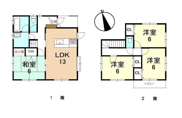 松山市西長戸町の中古一戸建て