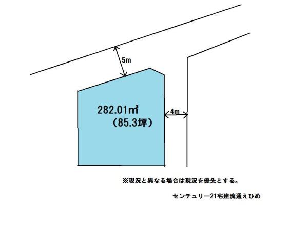 松山市北斎院町の土地