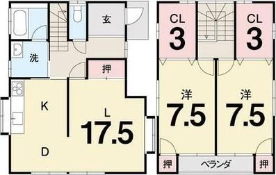 松山市北斎院町の中古一戸建て