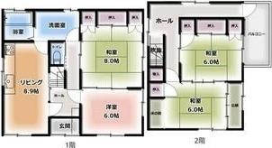 松山市北斎院町の中古一戸建て