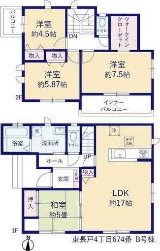 東長戸４丁目　Ｂ号棟