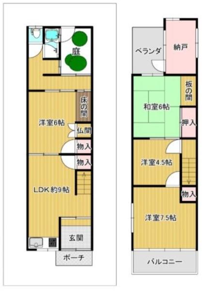 吹田市新芦屋下の中古一戸建て