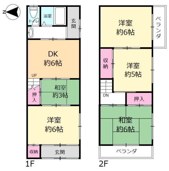 豊中市豊南町東２丁目の中古テラスハウス