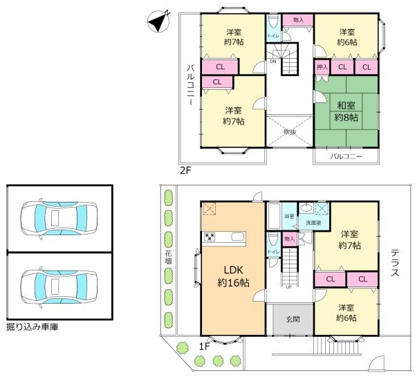 箕面市稲６丁目の中古一戸建