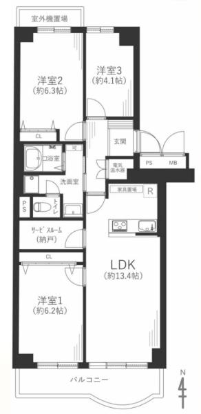 ユニハイム千里丘１号棟