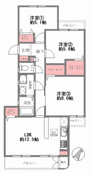 山田西第１次団地　Ａ３棟