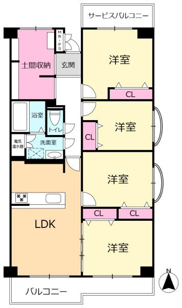 千里山田コーポラスＢ棟