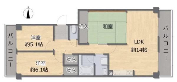 近鉄緑地公園グランドハイツ