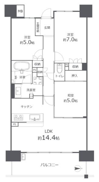アーバネックス江坂垂水町ファインフラッツ