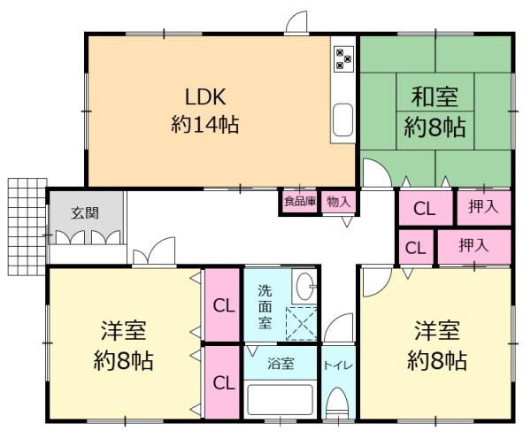 津山市新野山形の中古一戸建