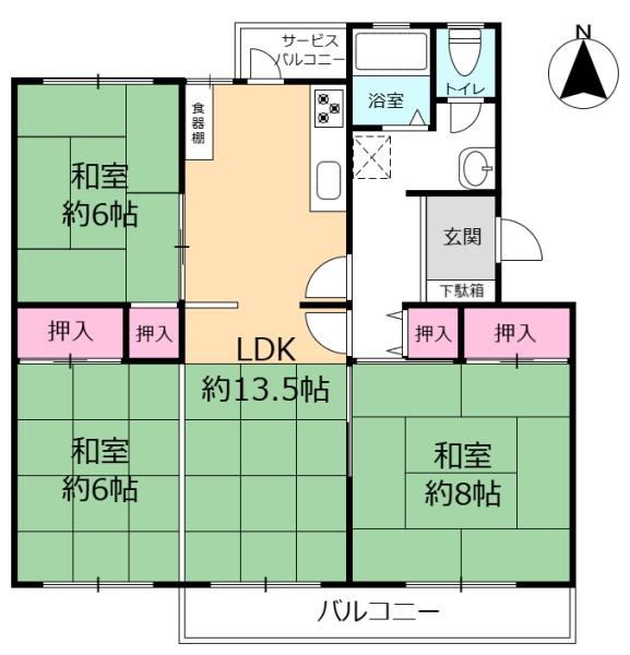 茨木郡山Ｄ住宅　Ａ１８棟