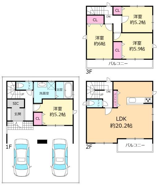 茨木市新堂３丁目の新築一戸建