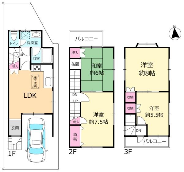 池田市新町の中古一戸建て
