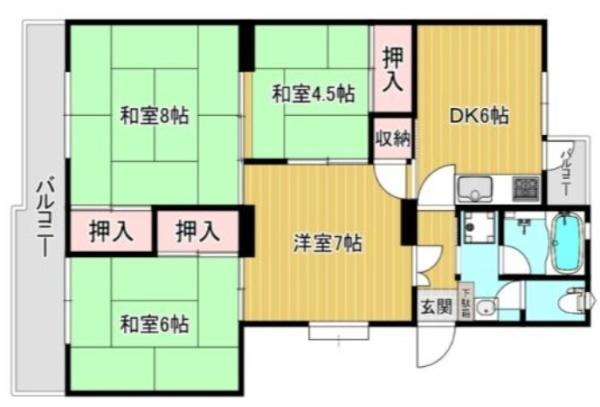 公社千里山田第一次住宅Ａ８棟